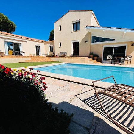 Villeneuve-lès-Béziers Annexe Des Pins - Studio Gite Avec Piscine & Climatisation מראה חיצוני תמונה